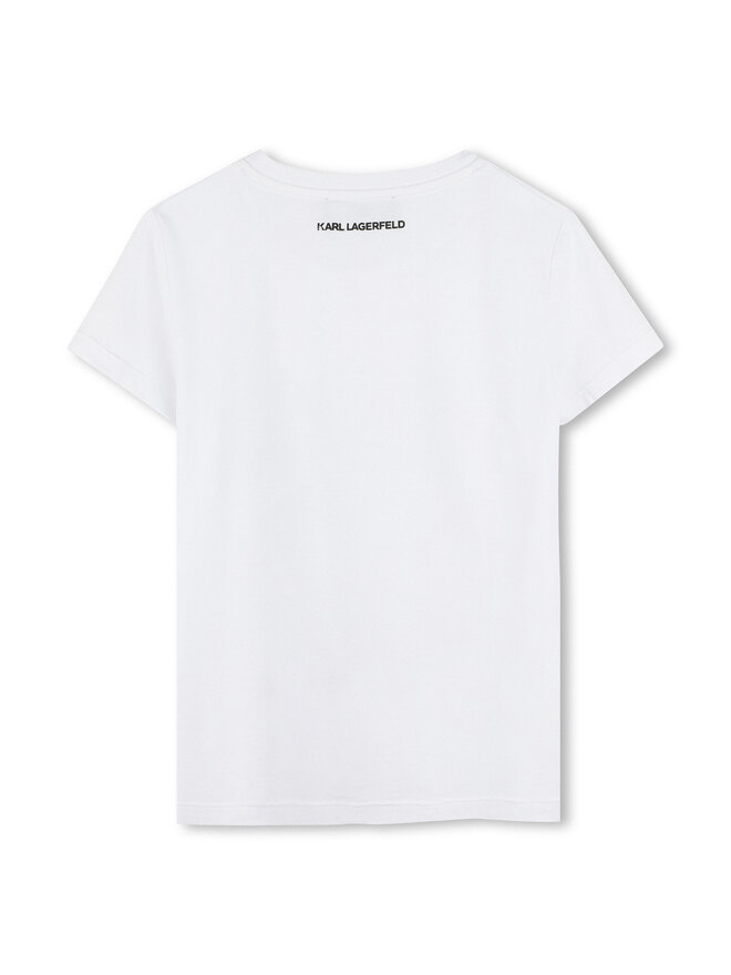 Karl Lagerfeld Kids Karl Lagerfeld Kids Camiseta Z30494 S Blanco Regular Fit
