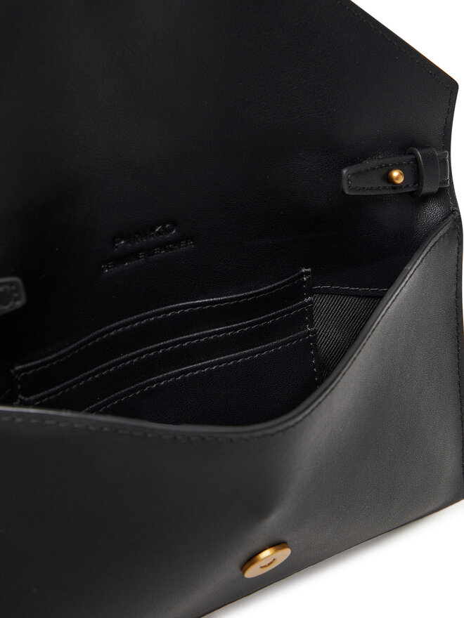 PINKO Τσάντα PINKO Flat Purse Mini AI 25-26 PCPL 105347 A0F1 Μαύρο
