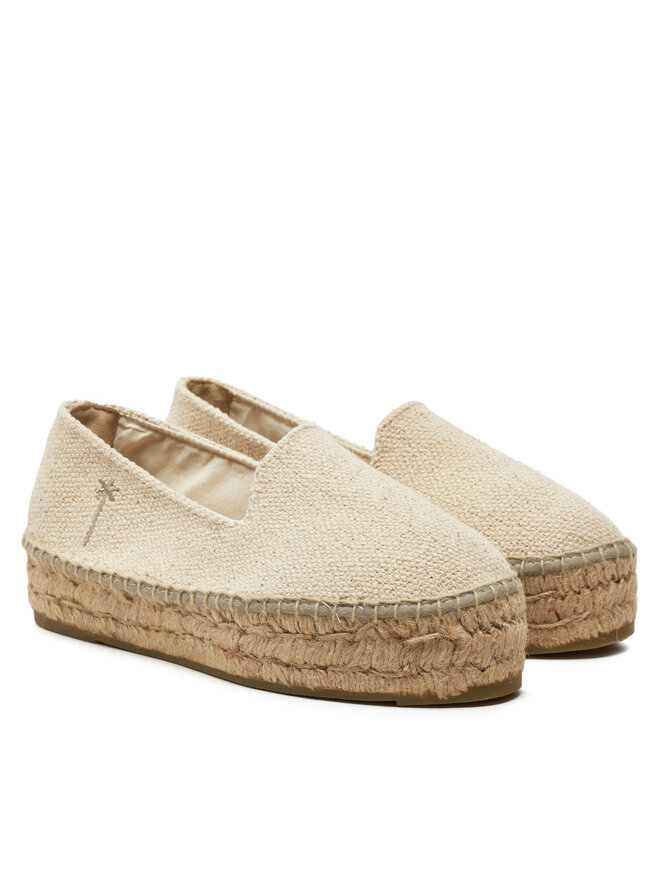 Manebi Espadrile Manebi Yucatan Double Sole Espadrilles G 5.0 D0 Bej