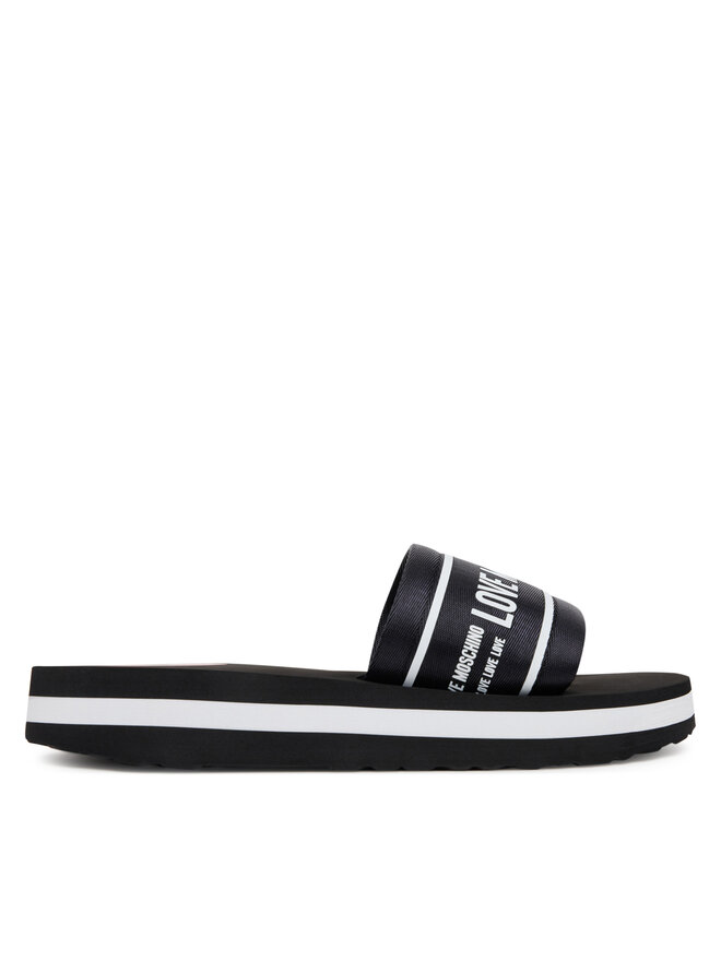 LOVE MOSCHINO Şlapi LOVE MOSCHINO JA28334G0MIX6000 Negru