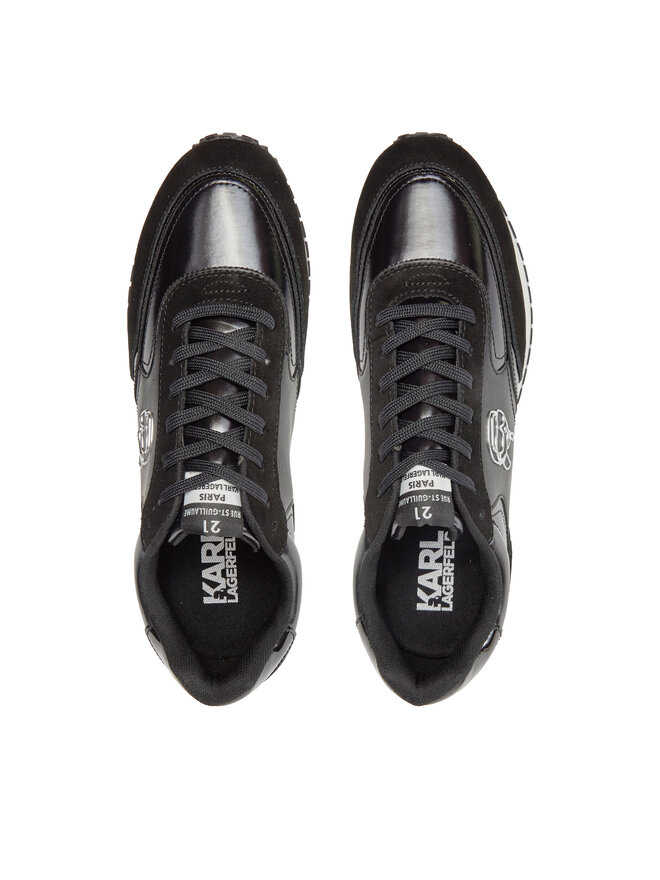 KARL LAGERFELD Sneakersy KARL LAGERFELD KL52931N Czarny