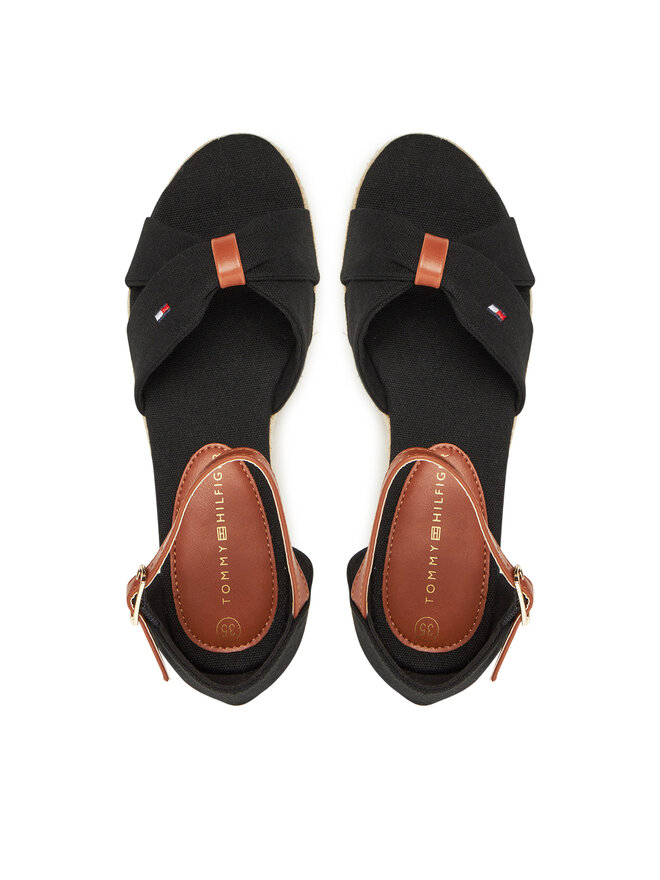 Tommy Hilfiger Espadrilky Tommy Hilfiger T3A7-33801-0048 S Černá