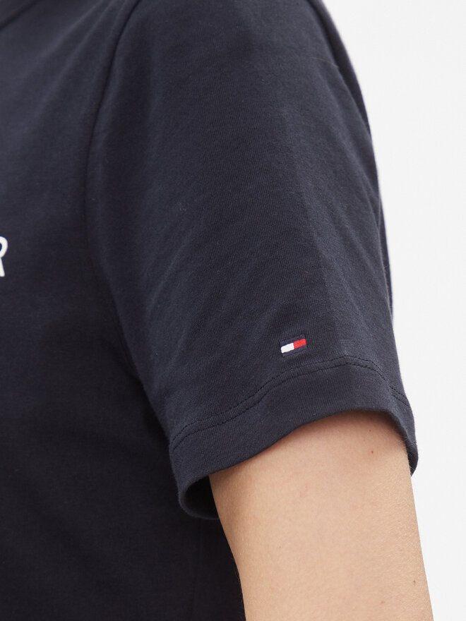 Tommy Hilfiger Tommy Hilfiger Póló WW0WW40276 Sötétkék Regular Fit