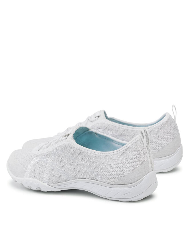 Sneakers Skechers Breathe Easy 23028 WSL Bianco escarpe