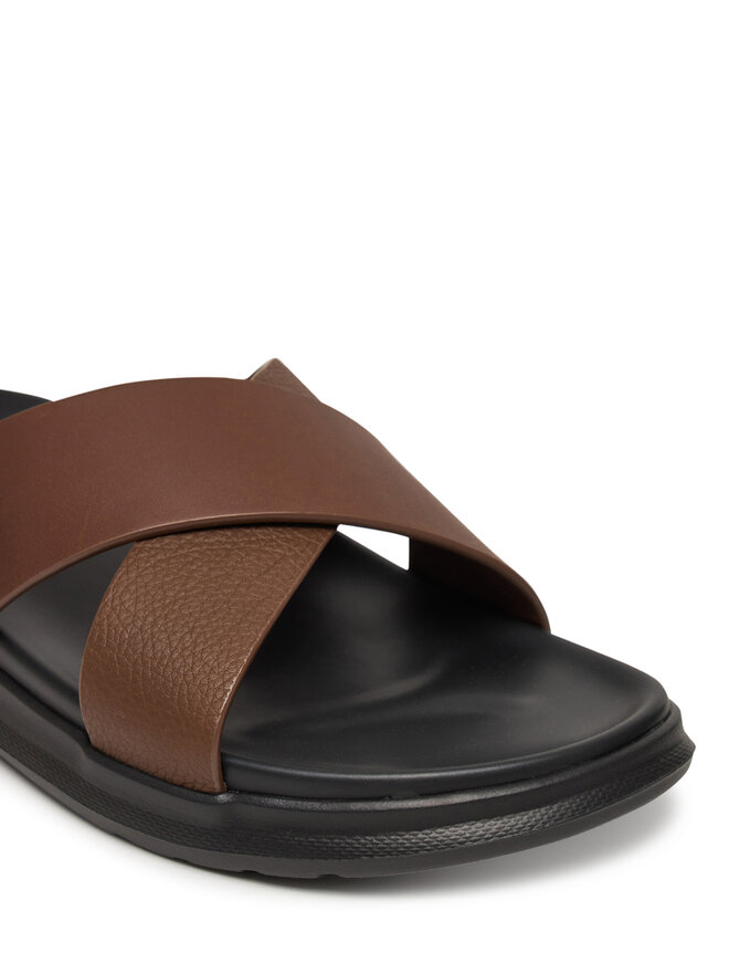Tommy Hilfiger Natikače Tommy Hilfiger D Density Hilfiger Lth Cc Sand FM0FM05358 Smeđa