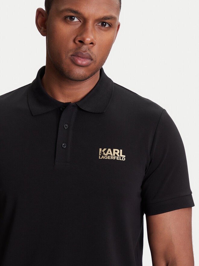 KARL LAGERFELD KARL LAGERFELD Polo 745088 553235 Negro Regular Fit