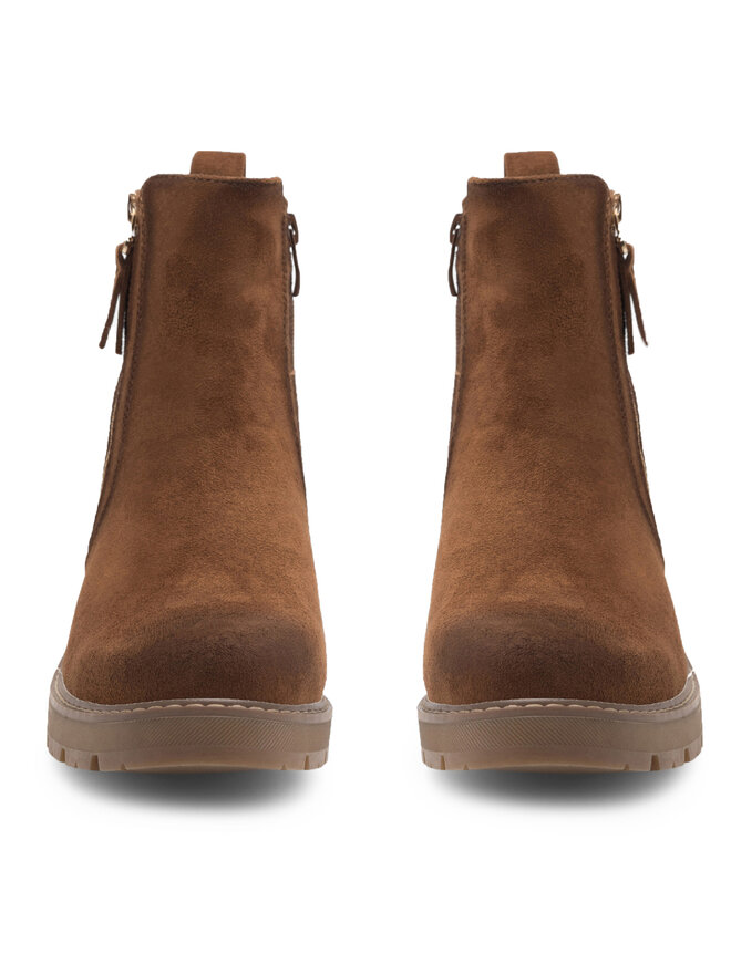 Clara Barson Stiefeletten Clara Barson BRIGITTE HL23202 Braun