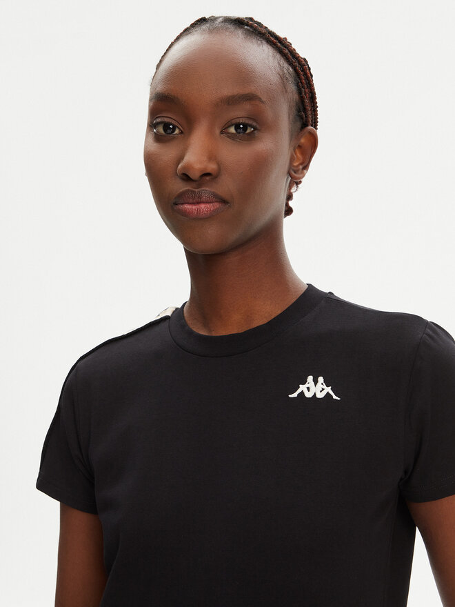 Kappa Kappa T-shirt Banda Pippigt 351N56W Crna Regular Fit