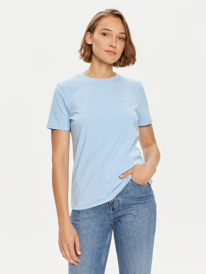 Tommy Hilfiger Tommy Hilfiger Футболка 1985 WW0WW37877 Блакитний Regular Fit