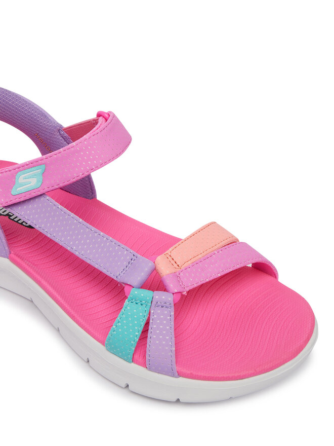 Skechers Sandalen Skechers Slip-Ins: Go Walk Flex Sandal - Lots Of Sol 303028L/MLT Violett