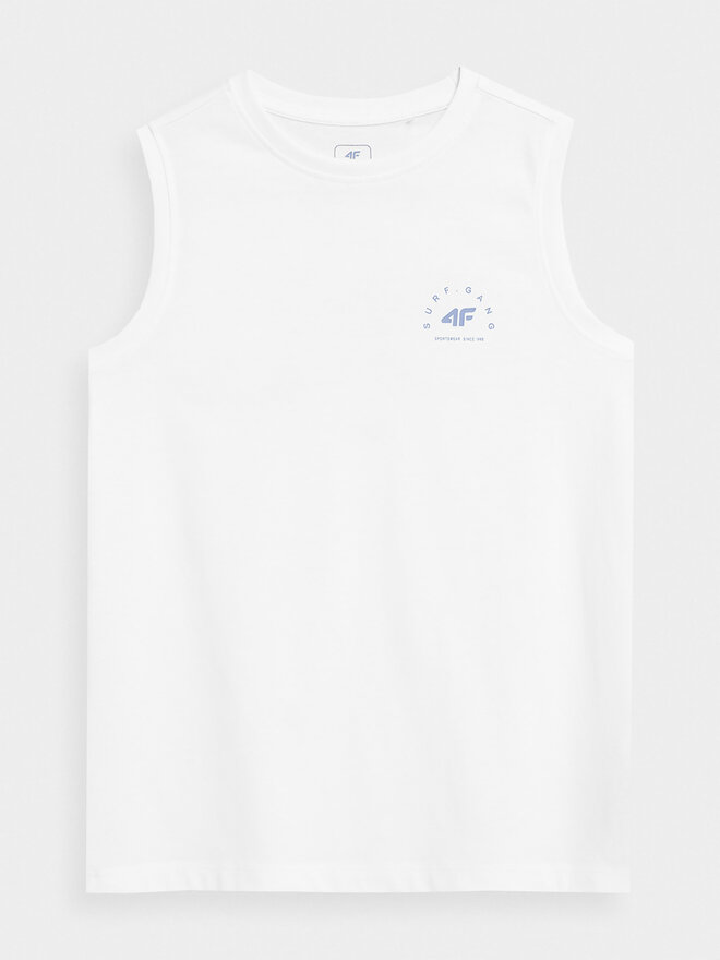 4F 4F Майка 4FJSS23TTSHM284 Білий Regular Fit