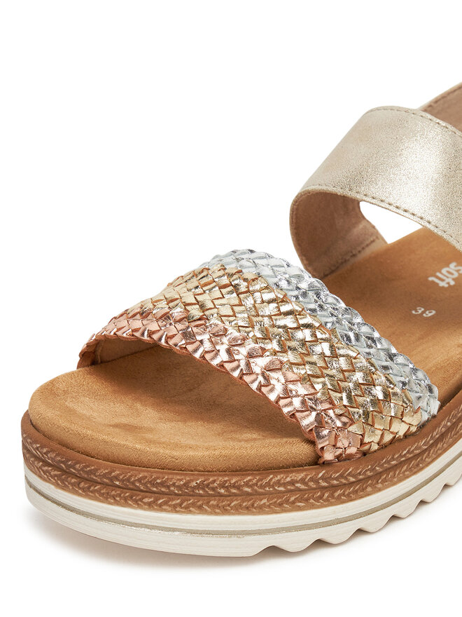 Remonte Sandalen Remonte D0Q56-90 Goldfarben