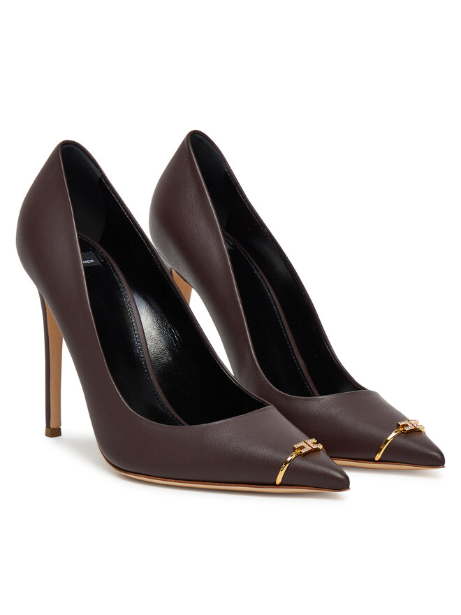 Elisabetta Franchi Туфлі на шпильці Elisabetta Franchi SA-74L-52E2-V500 Коричневий