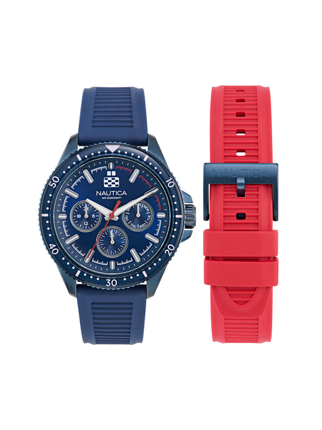 Nautica Ρολόι Nautica Nct Windrose NAPWRF404 Μπλε