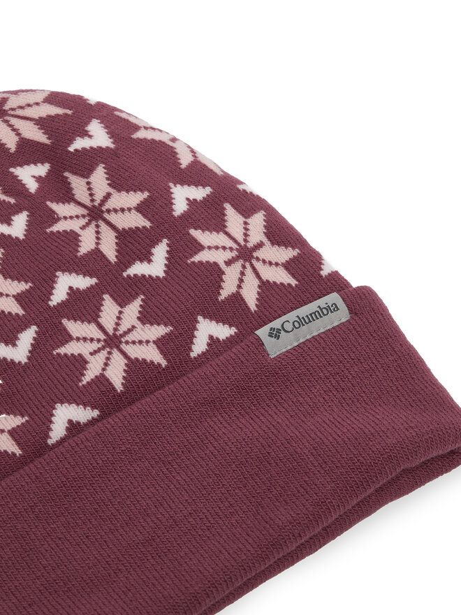 Columbia Set Mütze und Handschuhe Columbia Snowflake 2180781 Dunkelrosa