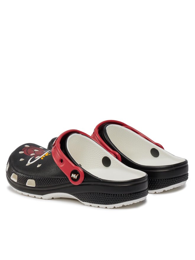 Crocs Natikači Crocs Crocs Classic Nba Miami Heats Clog 208861 Črna