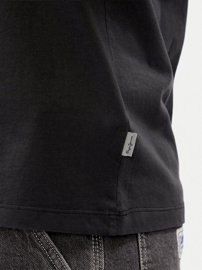 Pepe Jeans Pepe Jeans Majica Jacko PM508664 Črna Regular Fit