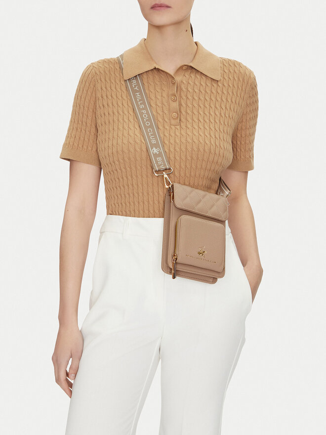 Beverly Hills Polo Club Handtasche Beverly Hills Polo Club BHPC-L-007-07 Beige