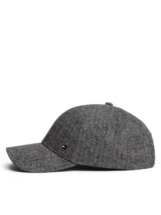 Tommy Hilfiger Șapcă Tommy Hilfiger Th Flag Herringbone 6 Panel Cap AM0AM13784 Gri
