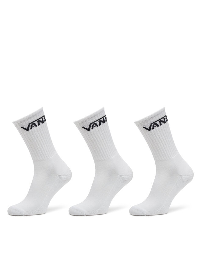 Vans 3 pár hosszú szárú férfi zokni Vans Classic Crew VN000F0X Fehér