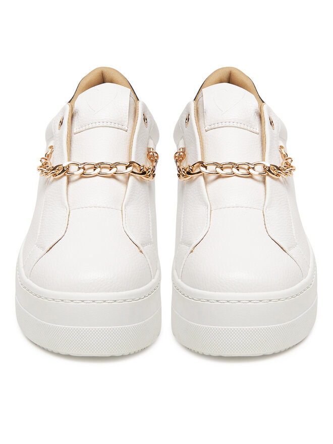 DeeZee Sneakersy DeeZee AM25231-B Biela