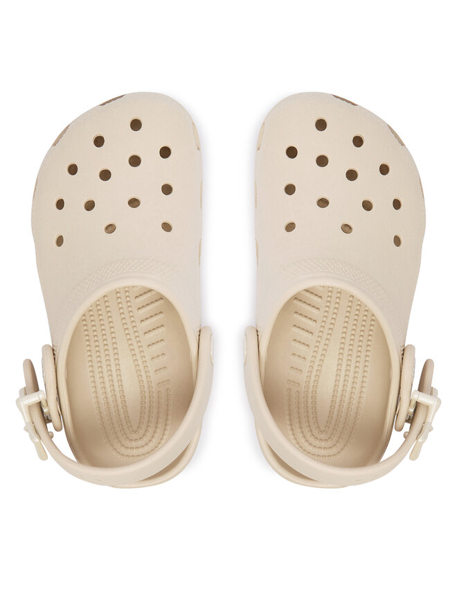 Crocs Шльопанці Crocs Classic Star Buckle Clog 213941 Світло-бежевий