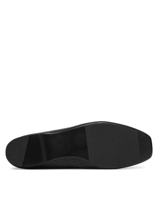 Calvin Klein Ballerinas Calvin Klein Square Ballerina Aop Lth HW0HW02936 Schwarz