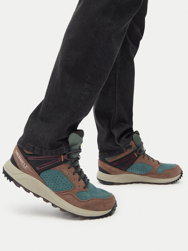 Merrell Schnürstiefeletten Merrell Wildwood Mid Ltr Wp J068031 Grün