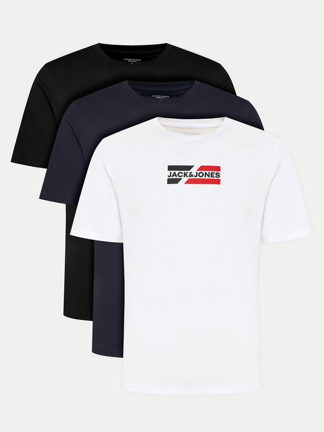 Jack&Jones Jack&Jones 3er-Set T-Shirts JJecorp Graphic Tee 12277755 Bunt Regular Fit