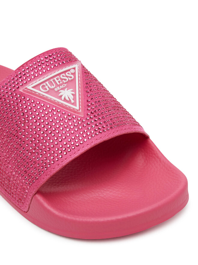 Guess Klapki Guess E4GZ25 BB00F Różowy