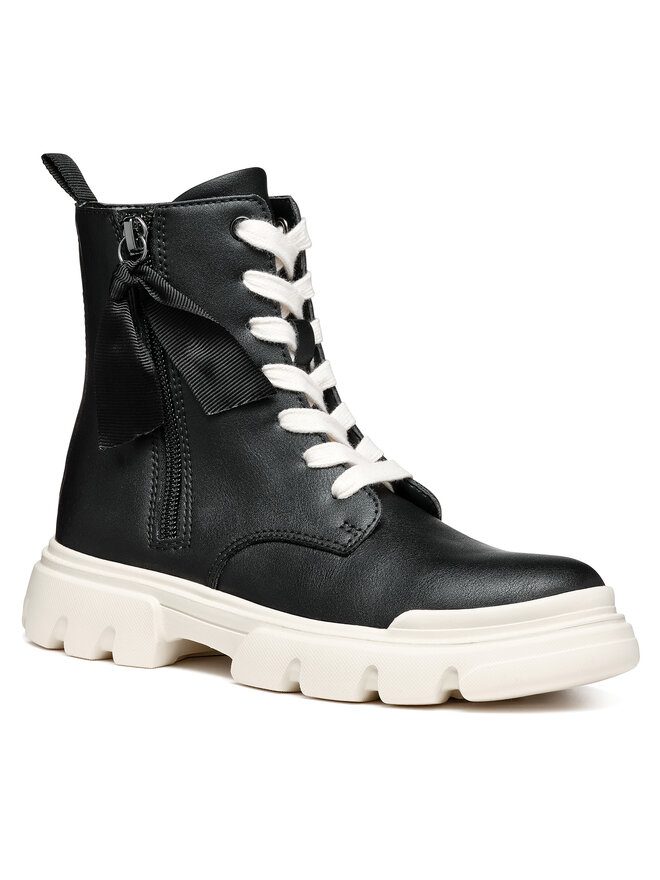 Geox Čižmy Geox J Junette Girl J36HVG 000BC C9B1P S Čierna