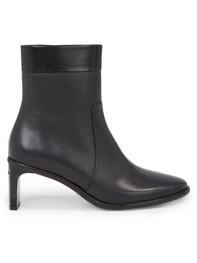 Calvin Klein Ботильйони Calvin Klein Curved Stil Ankle Boot 55 HW0HW01889 Чорний