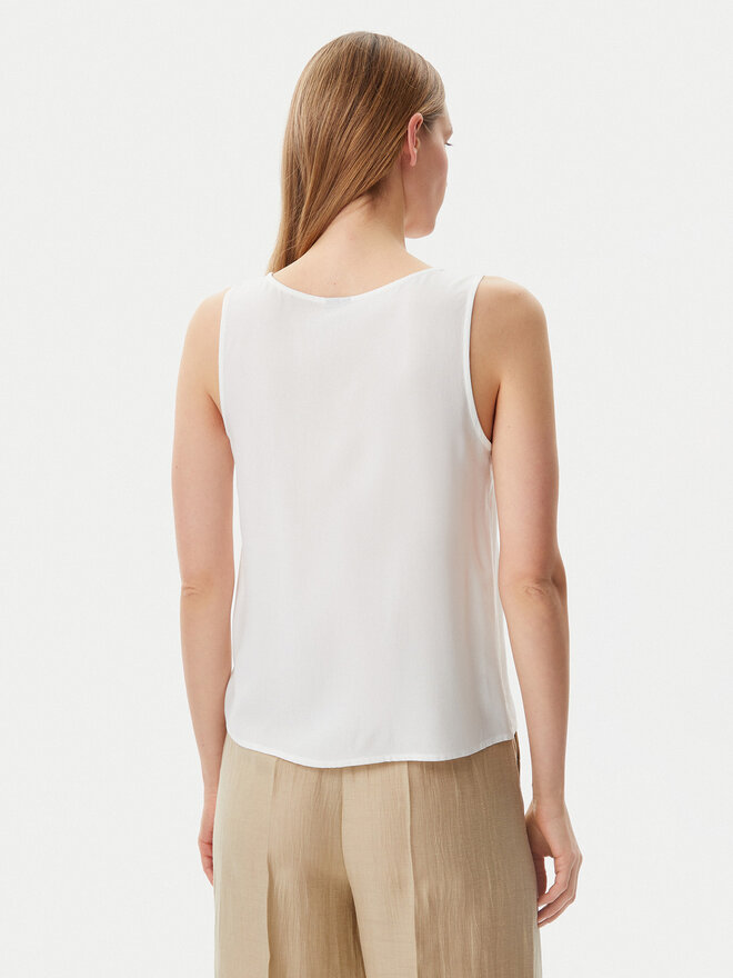 Vero Moda Vero Moda Τοπ Bumpy 10325830 Λευκό Standard Fit