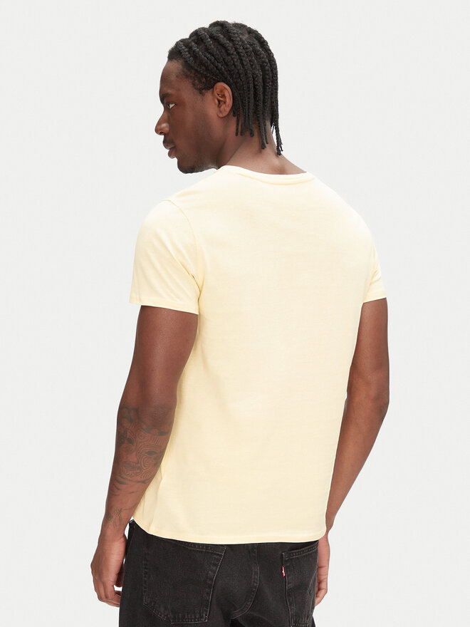 Tommy Jeans Tommy Jeans Marškinėliai DM0DM04411 Geltona Slim Fit