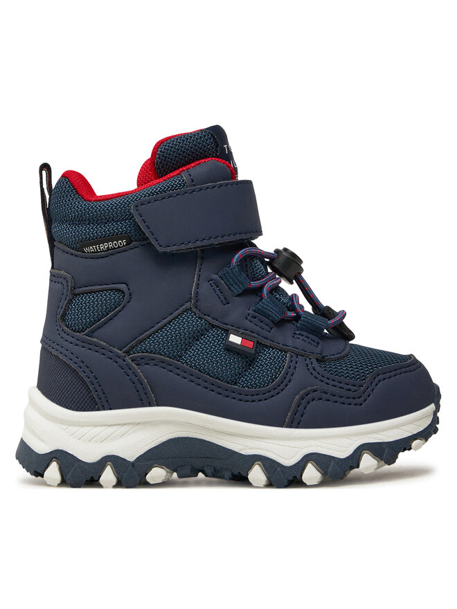 Tommy Hilfiger Snehule Tommy Hilfiger Fur Boot T1X5-33710-1492 M Tmavomodrá