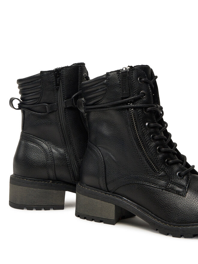 Jana Schnürstiefeletten Jana 8-25267-43 Schwarz