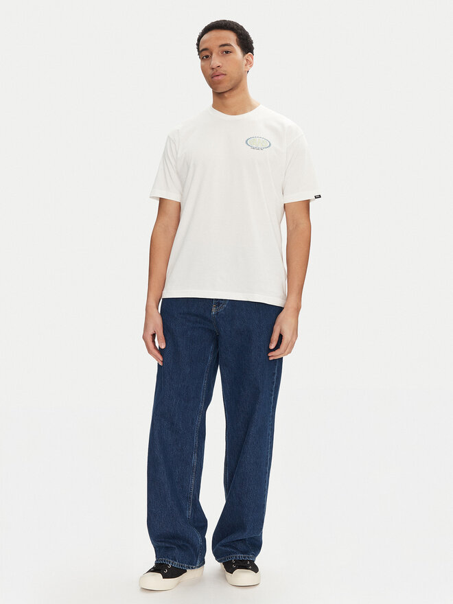 Vans Vans Majica Road Stop VN000M67 Écru Regular Fit