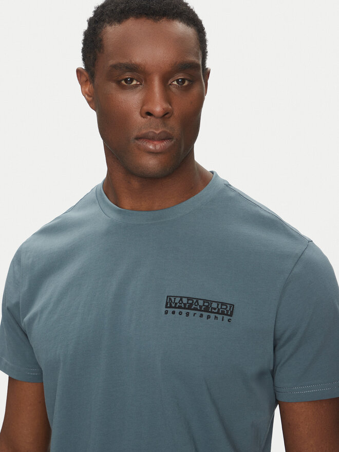 Napapijri Napapijri Camiseta S-Vignoni NP0A4ILX Azul Regular Fit