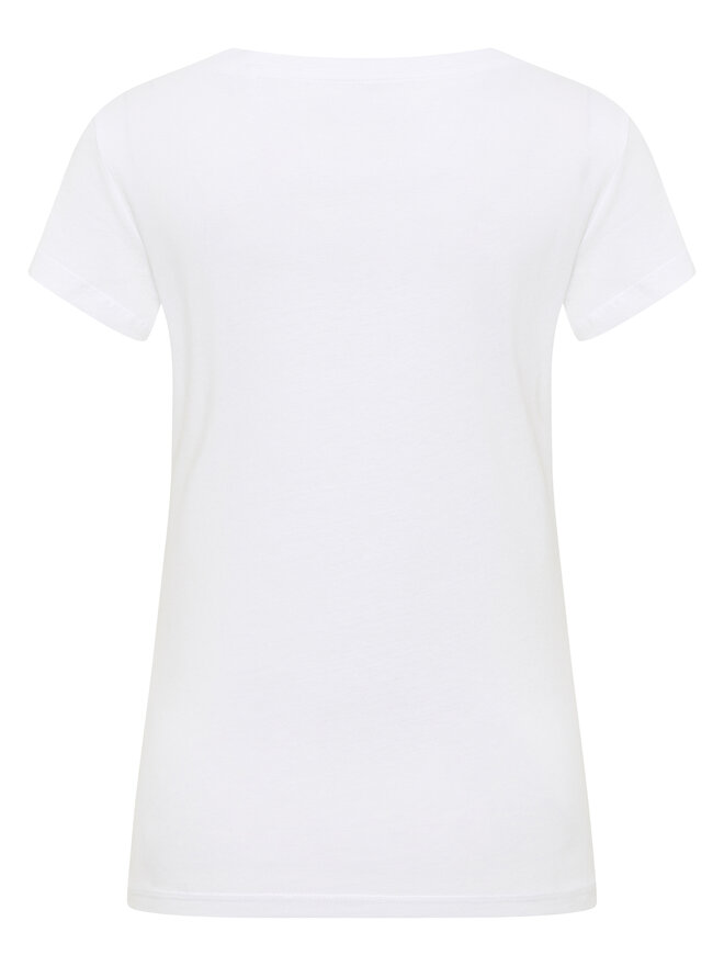 Mustang Mustang T-Shirt Beverly 1016517 Weiß Slim Fit