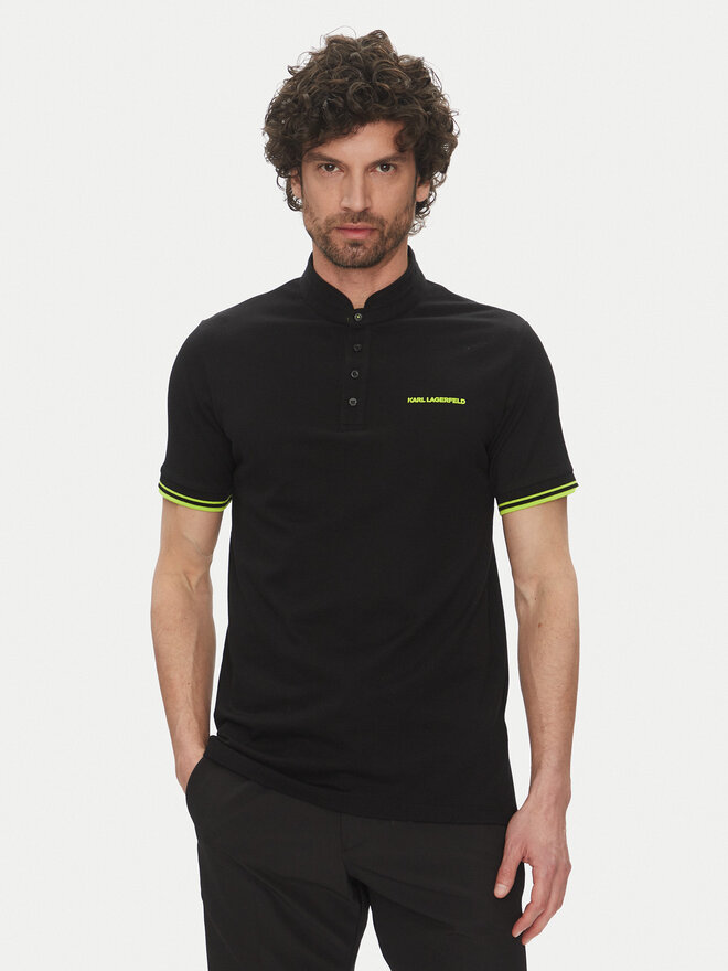 KARL LAGERFELD KARL LAGERFELD Poloshirt 745022 552232 Schwarz Regular Fit