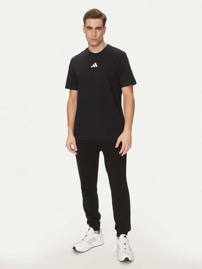 adidas adidas Marškinėliai German Engineering Graphic JP1528 Juoda Regular Fit