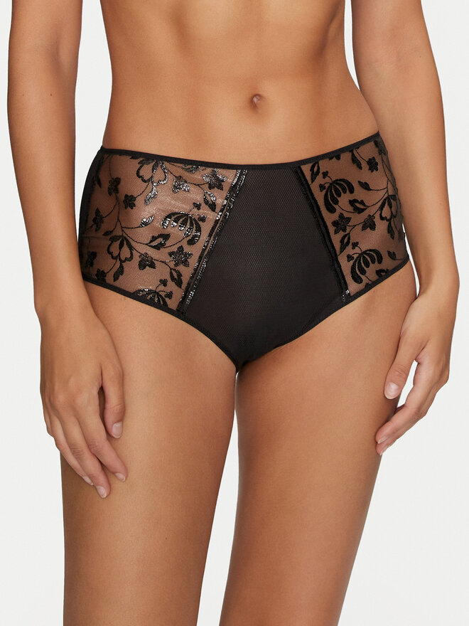 Chantelle Chantelle Klassischer Damenslip mit hoher Taille Philter C22CC5 Schwarz