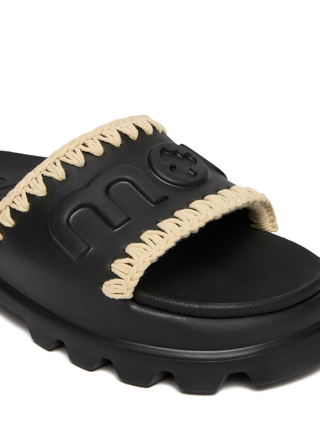 Mou Pantoletten Mou MU.SW661000N Schwarz