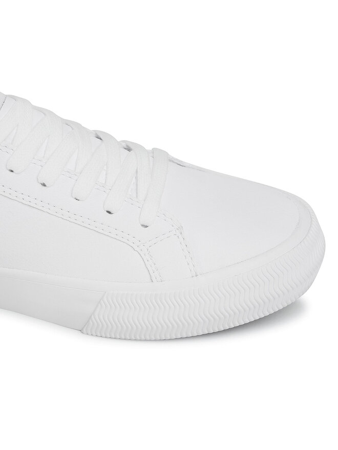 Zapatillas de tenis Tommy Jeans Essential Leather Sneaker EM0EM00488 Blanco zapatos.es