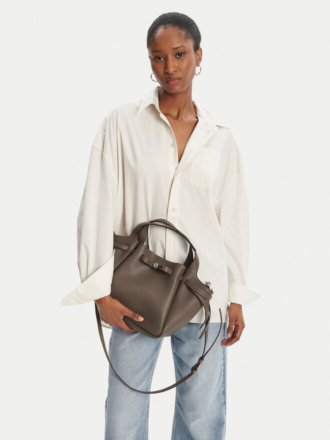Tory Burch Táska Tory Burch Romy Satchel 164866 Barna