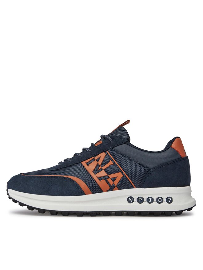 Napapijri Blue Polyester Athletic Sneakers