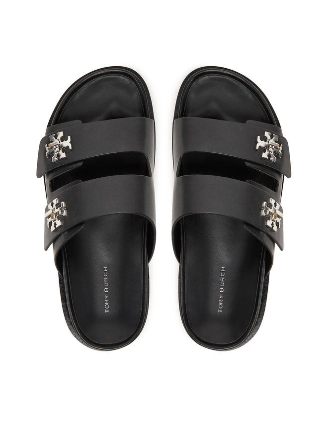 Tory Burch Чехли Tory Burch T Lock Sport Slide 175640 Черен