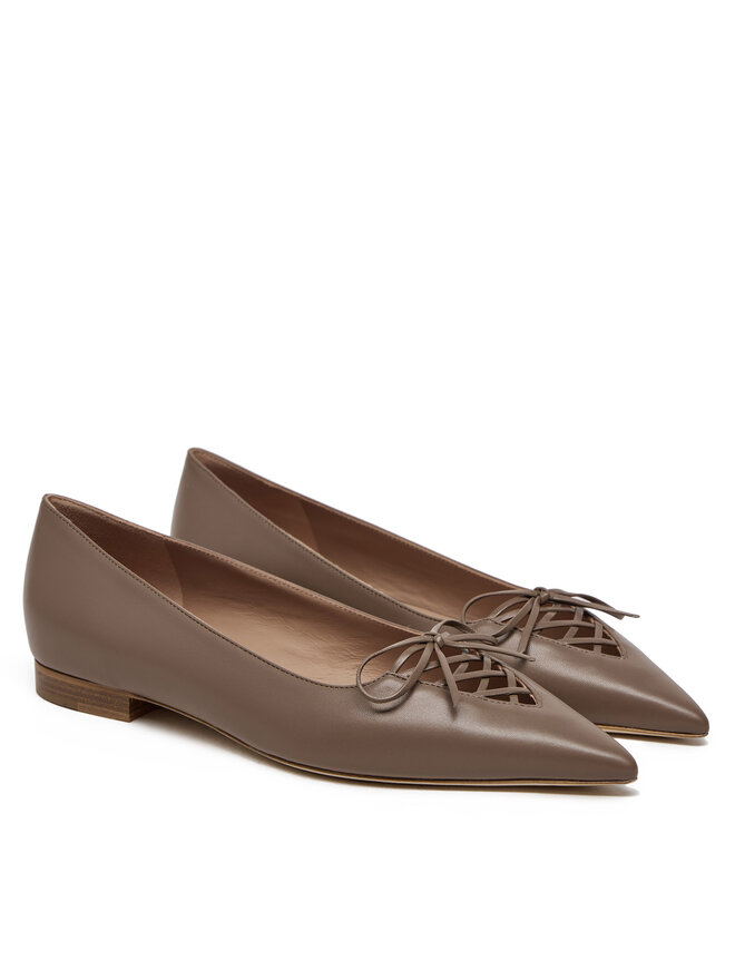 MALONE SOULIERS Baleríny MALONE SOULIERS Hedy Flat 10-2 Hnedá