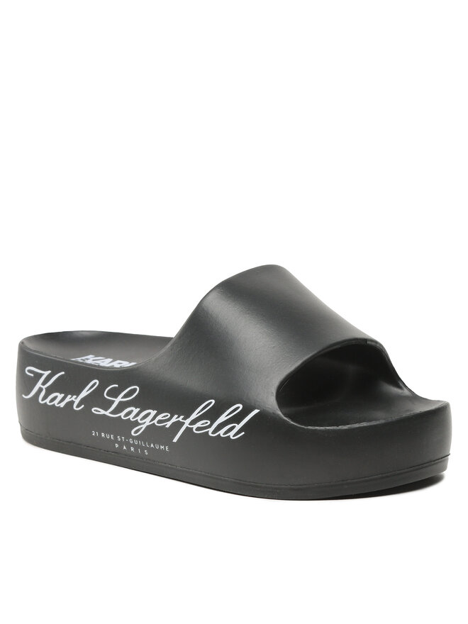 KARL LAGERFELD Klapki KARL LAGERFELD KL86000 Czarny