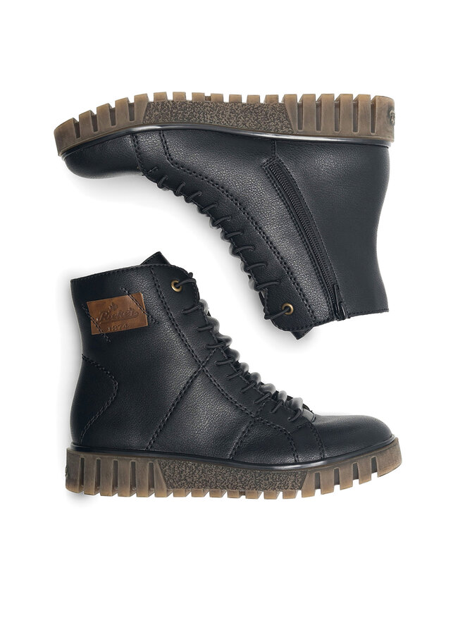 Rieker Schnürschuhe Rieker Y3421-00 Schwarz